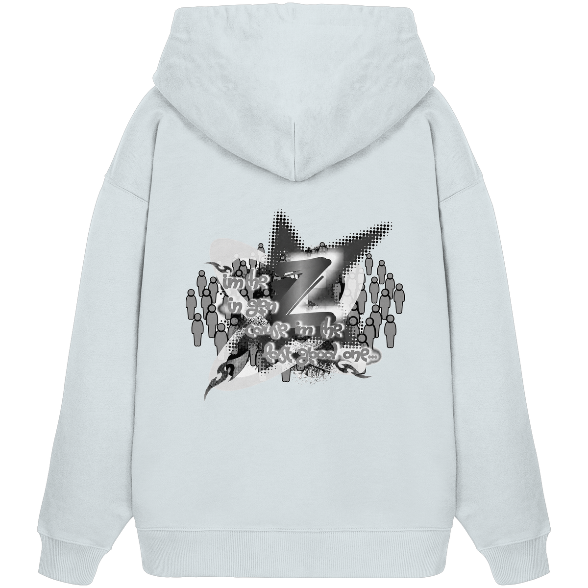 The Rebellion Z BASiC - Organik Oversize Kapüşonlu Sweatshirt