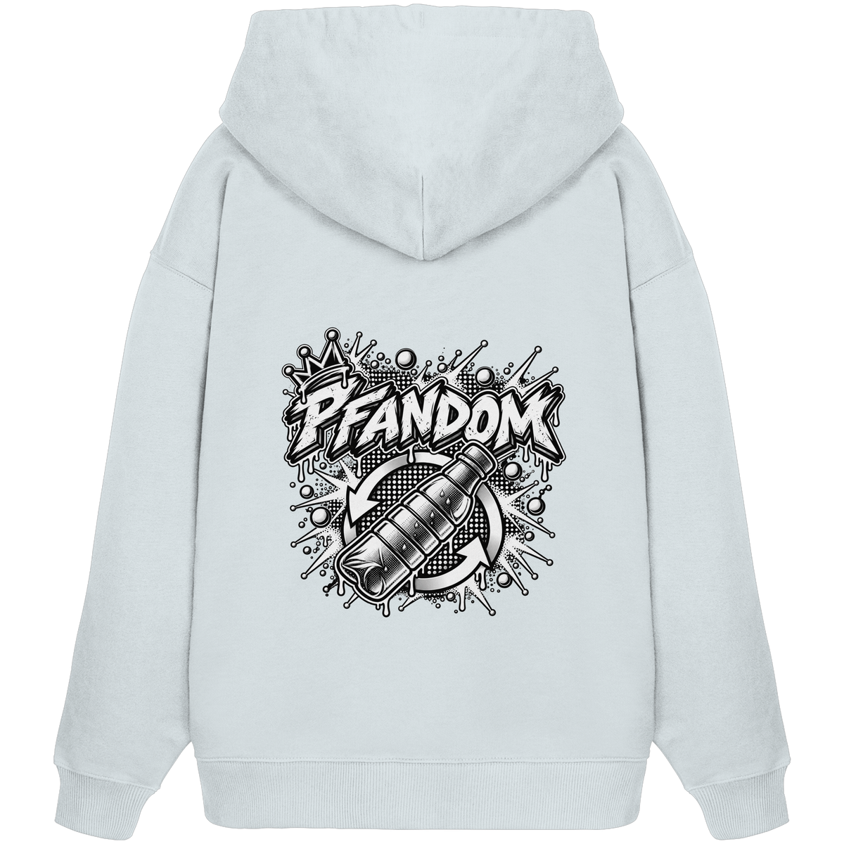PFANDOM BASiCS - Organik Oversize Kapüşonlu Sweatshirt