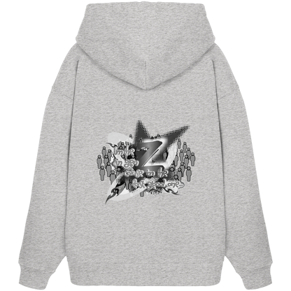 The Rebellion Z BASiCS - Organik Oversize Kapüşonlu Sweatshirt