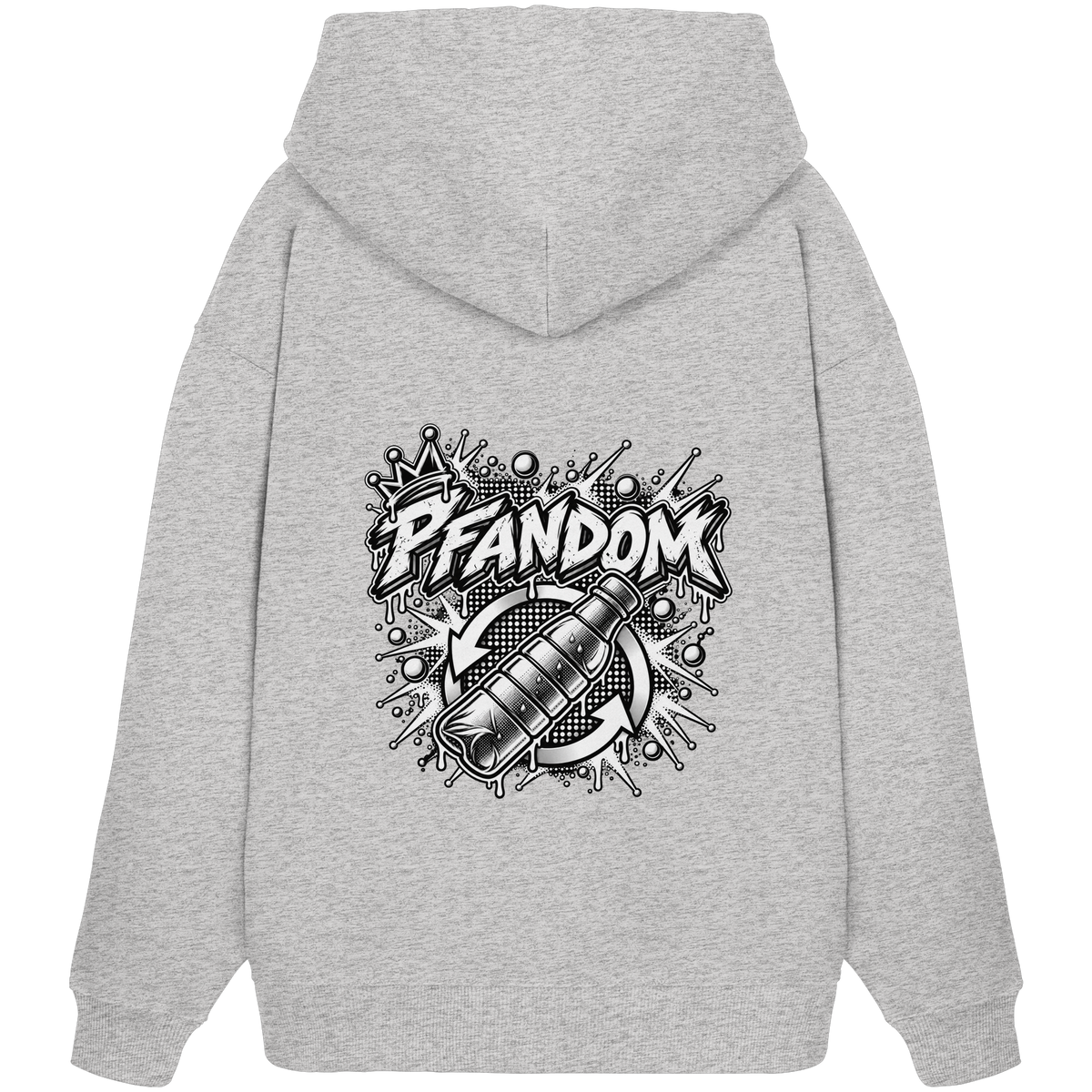 PFANDOM BASiCS - Organik Oversize Kapüşonlu Sweatshirt
