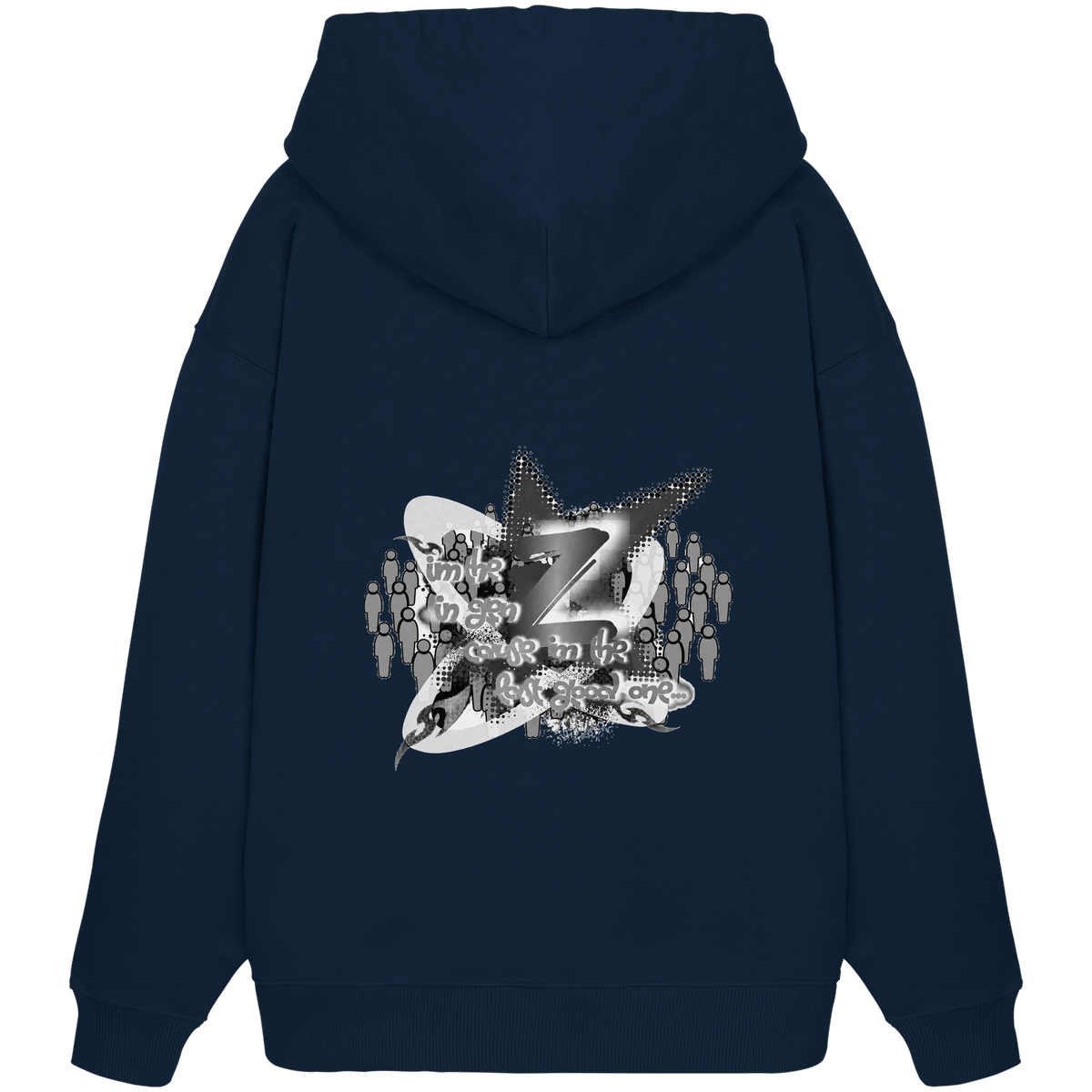 The Rebellion Z BASiCS - Organik Oversize Kapüşonlu Sweatshirt