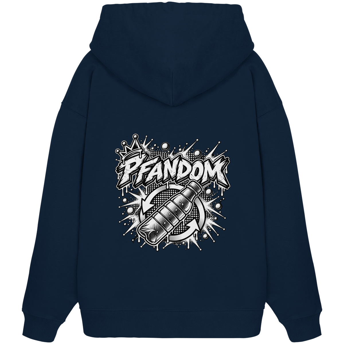 PFANDOM BASiCS - Organik Oversize Kapüşonlu Sweatshirt
