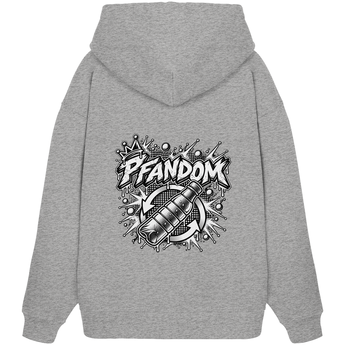 PFANDOM BASiCS - Organik Oversize Kapüşonlu Sweatshirt