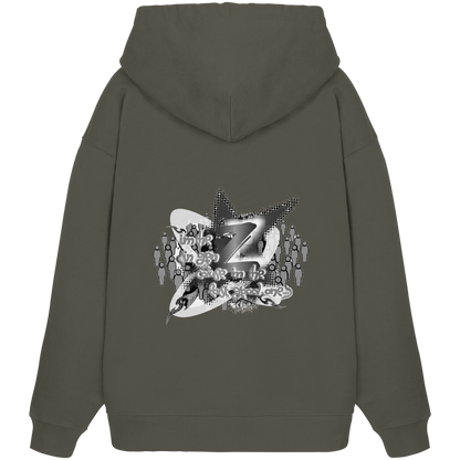 The Rebellion Z BASiCS - Organik Oversize Kapüşonlu Sweatshirt