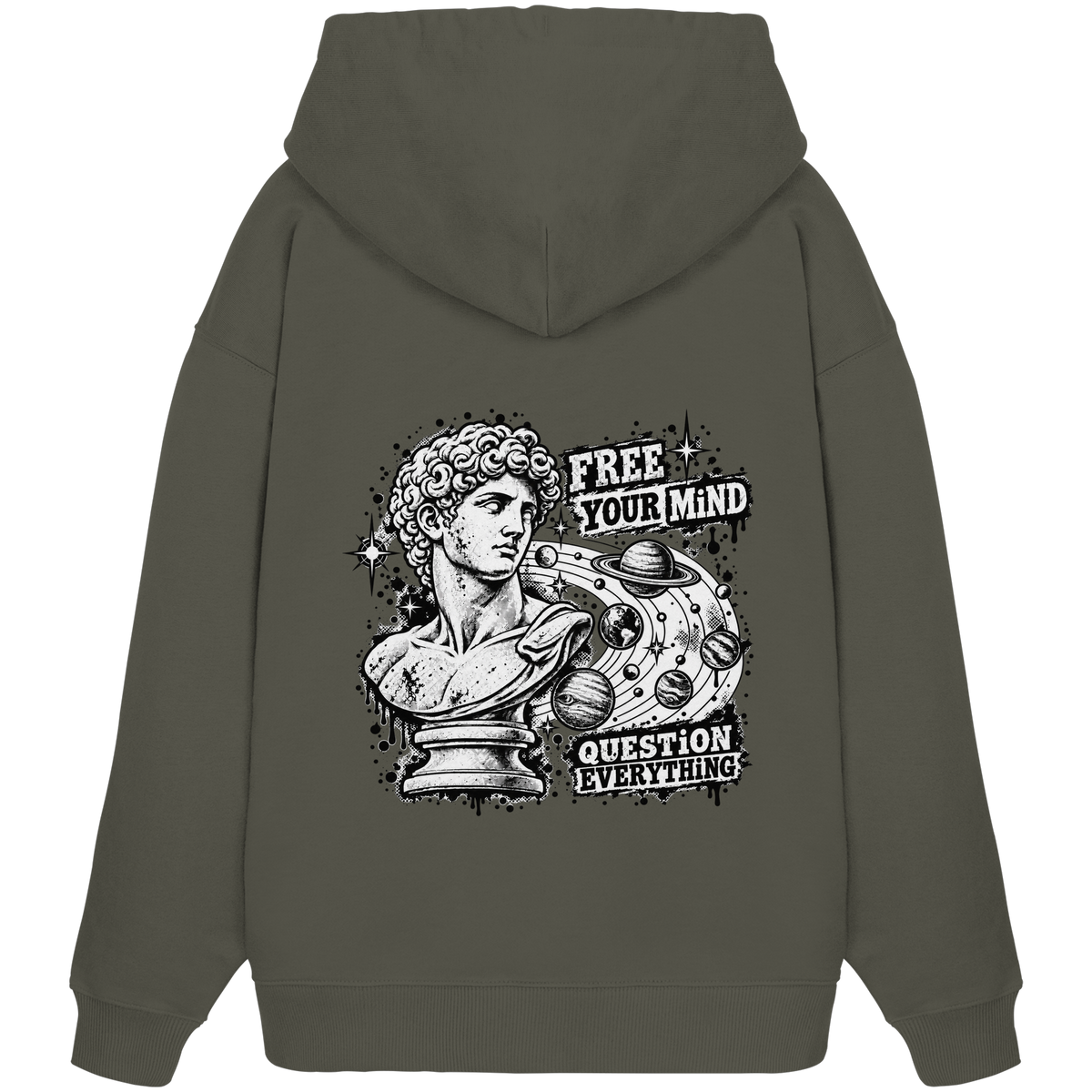 The Philosopher - Organic Oversize Hoodie