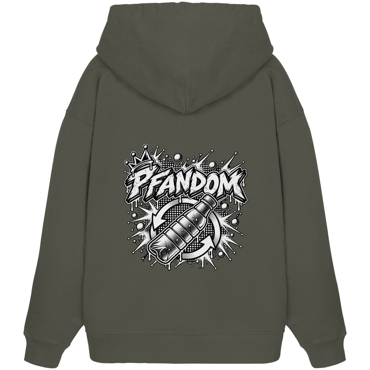 PFANDOM BASiCS - Organik Oversize Kapüşonlu Sweatshirt