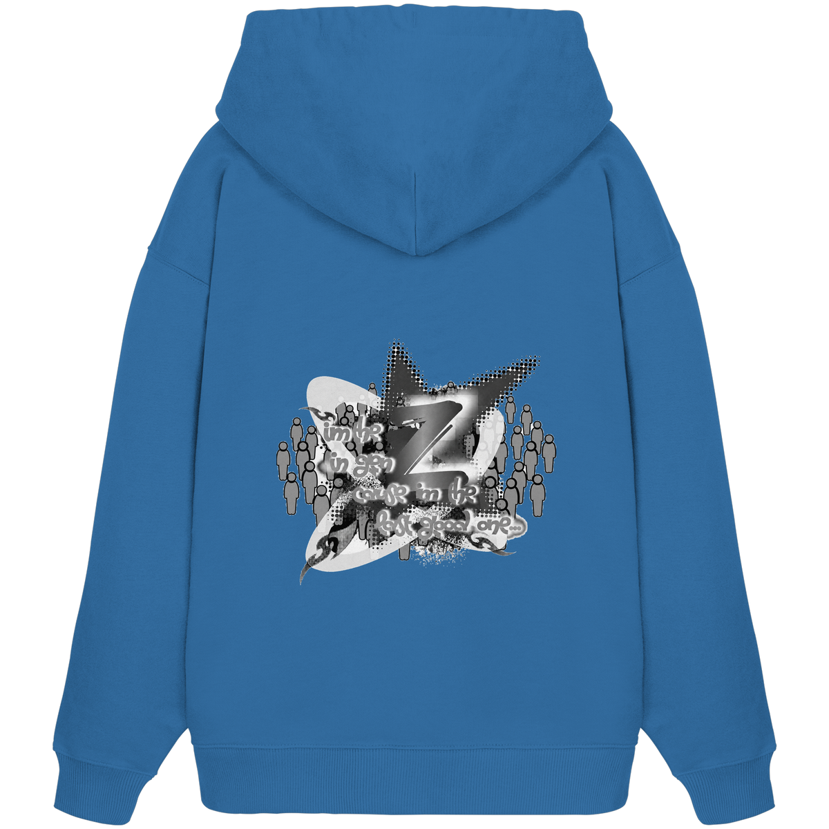 The Rebellion Z BASiCS - Organik Oversize Kapüşonlu Sweatshirt
