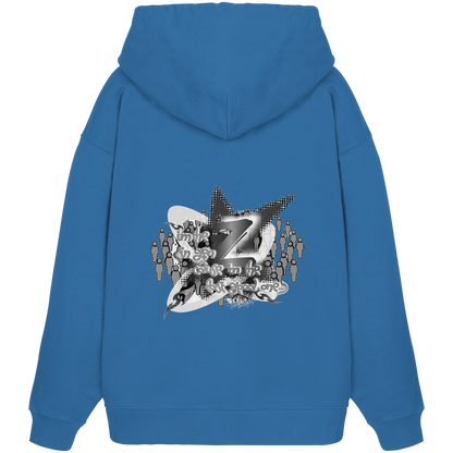 The Rebellion Z BASiCS - Organik Oversize Kapüşonlu Sweatshirt