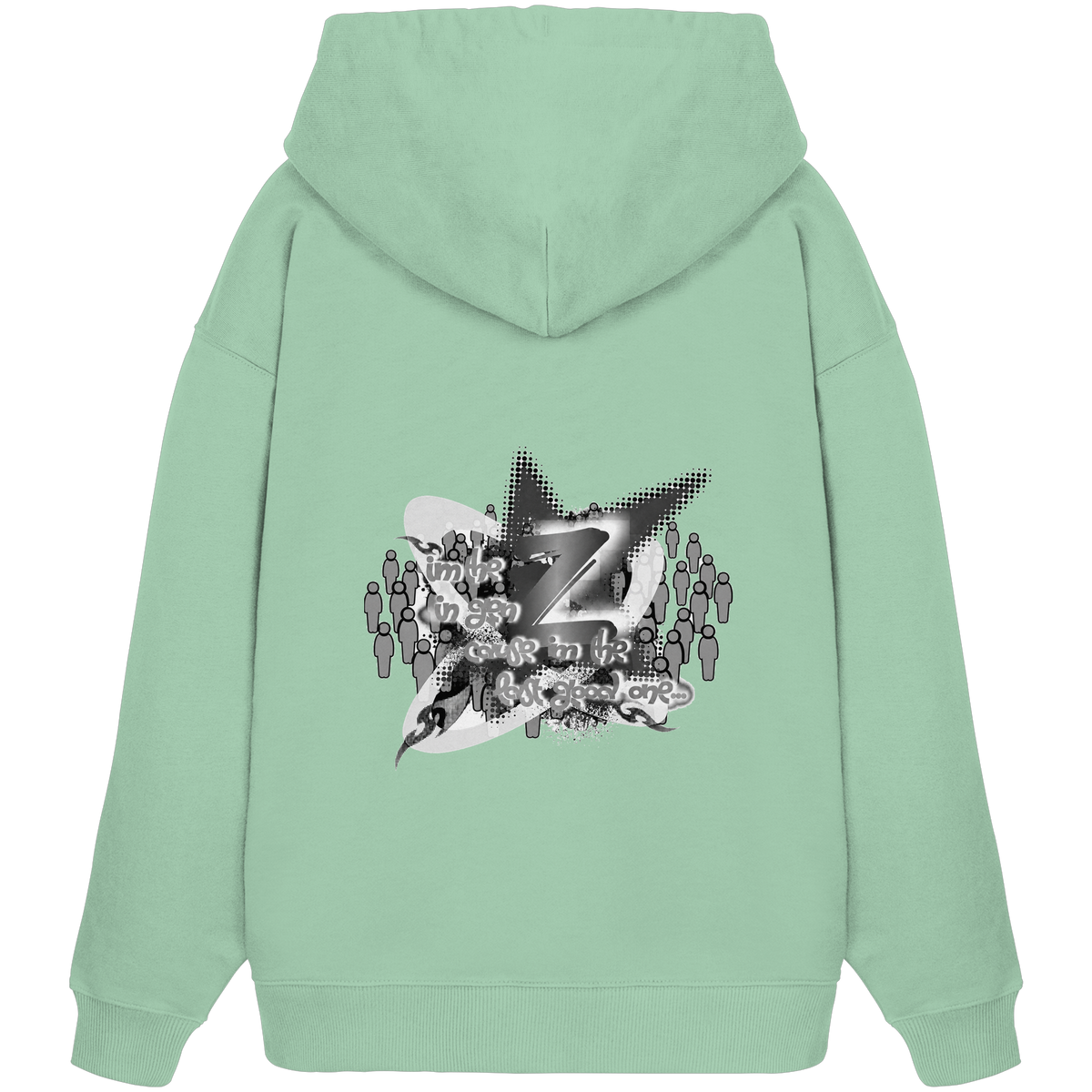 The Rebellion Z BASiCS - Organik Oversize Kapüşonlu Sweatshirt