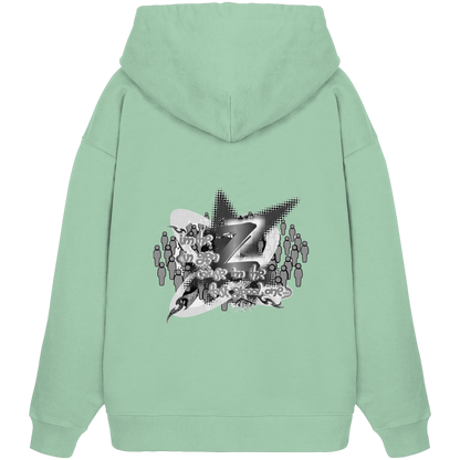 The Rebellion Z BASiCS - Organik Oversize Kapüşonlu Sweatshirt
