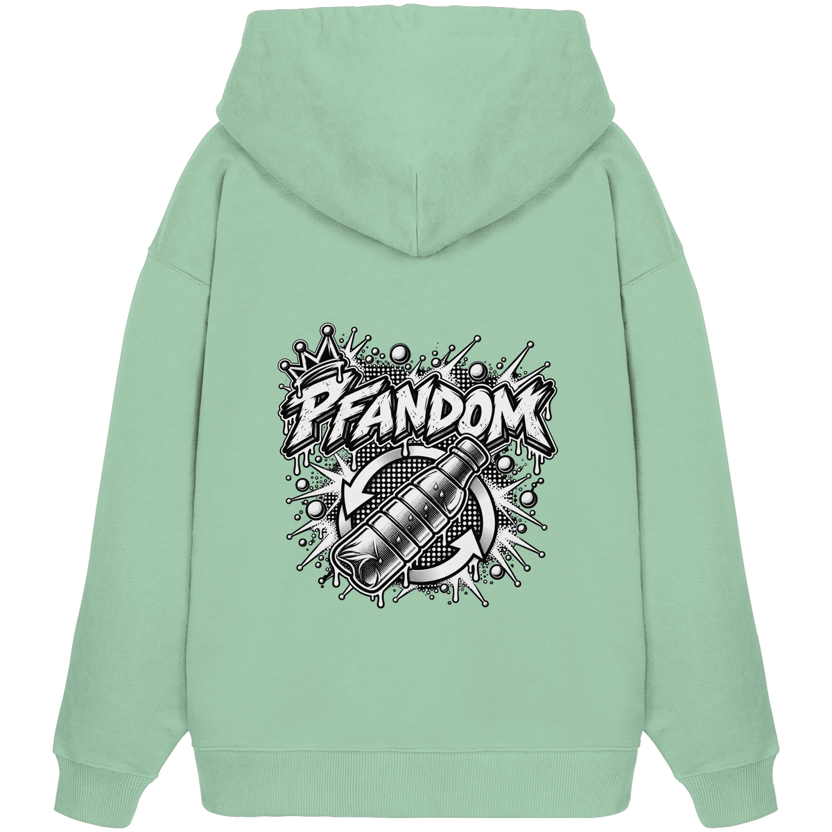 PFANDOM BASiCS - Organik Oversize Kapüşonlu Sweatshirt