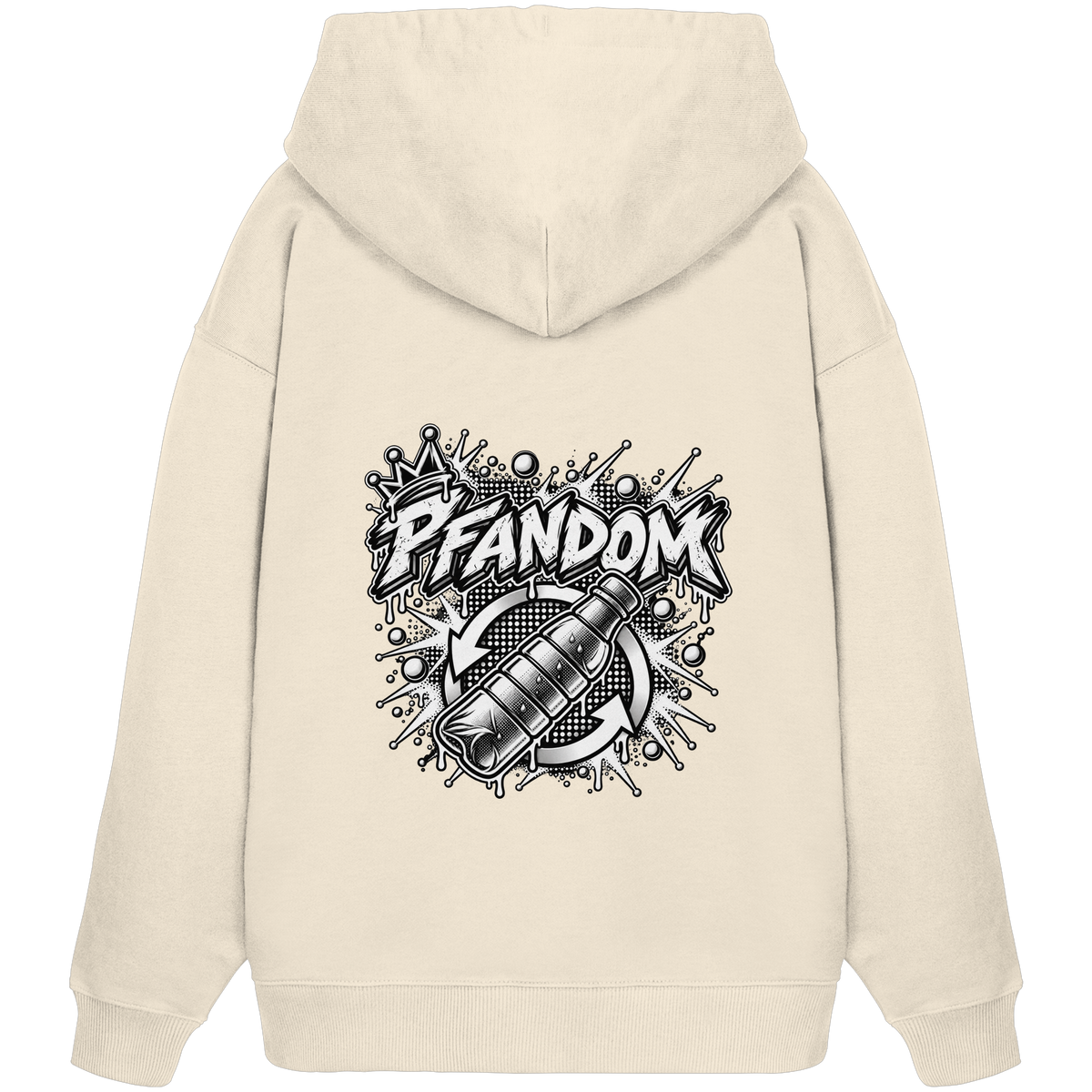 PFANDOM BASiCS - Organik Oversize Kapüşonlu Sweatshirt