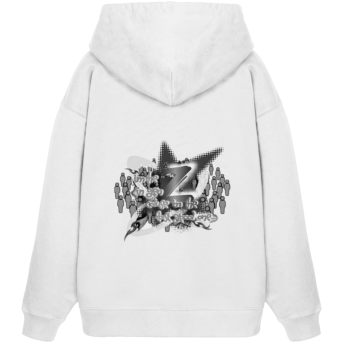 The Rebellion Z BASiCS - Organik Oversize Kapüşonlu Sweatshirt