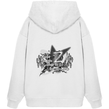 The Rebellion Z BASiCS - Organik Oversize Kapüşonlu Sweatshirt