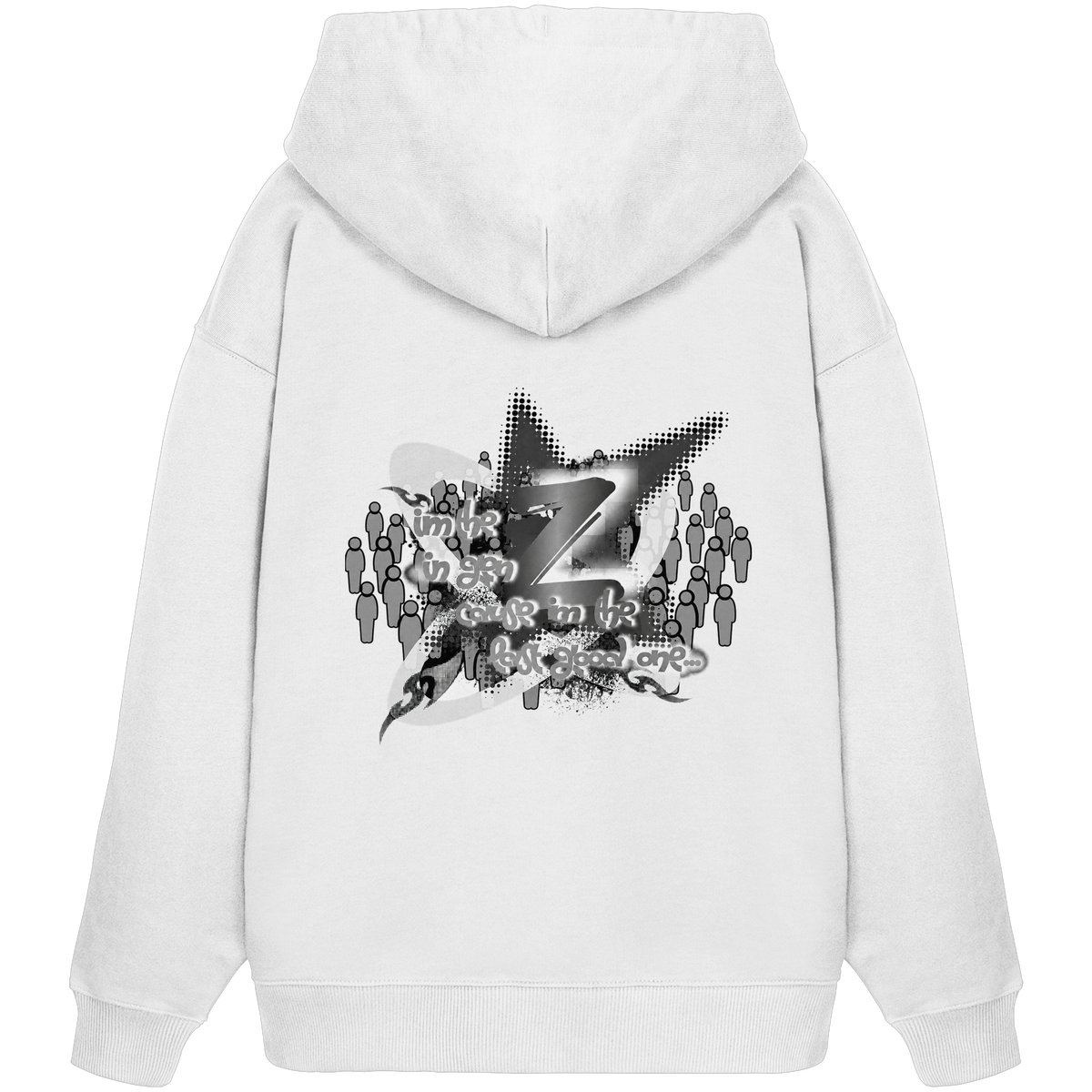 The Rebellion Z BASiC - Organik Oversize Kapüşonlu Sweatshirt