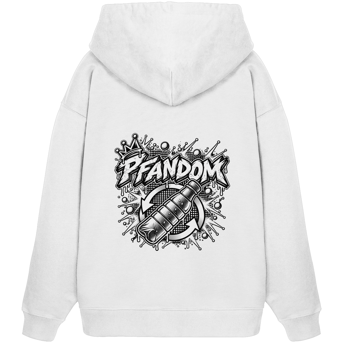 PFANDOM BASiCS - Organik Oversize Kapüşonlu Sweatshirt