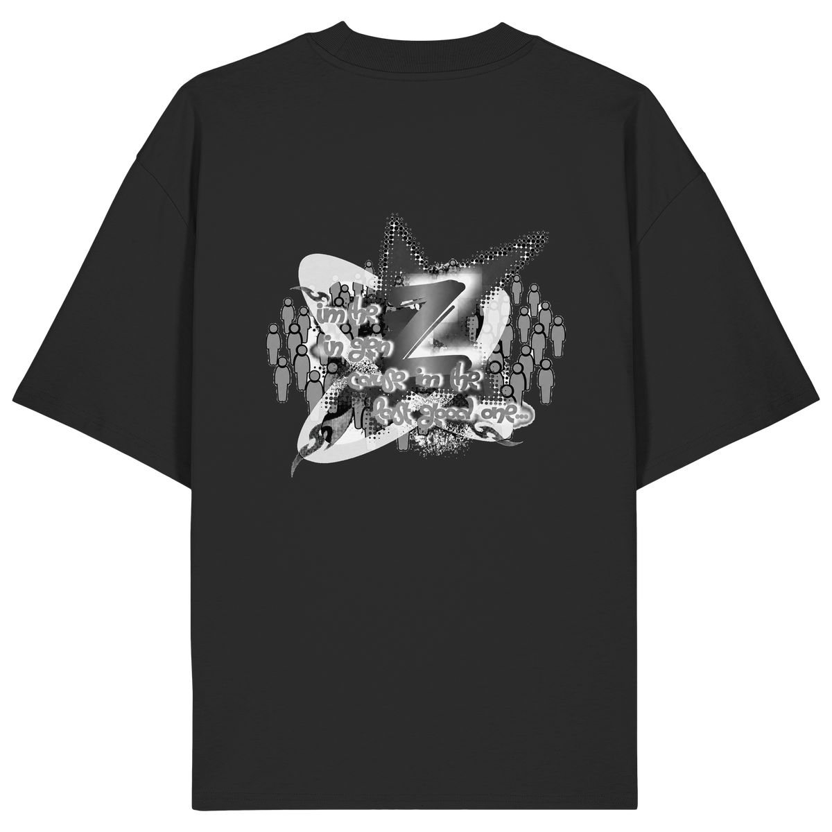 The Rebellion Z BASiCS - T-shirt oversize in cotone biologico