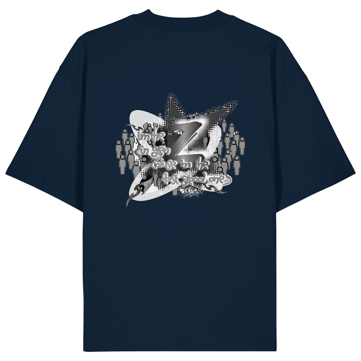 The Rebellion Z BASiCS - T-shirt oversize in cotone biologico