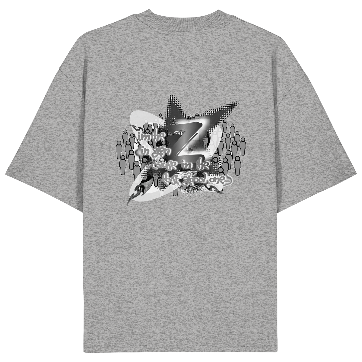 The Rebellion Z BASiCS - T-shirt oversize in cotone biologico