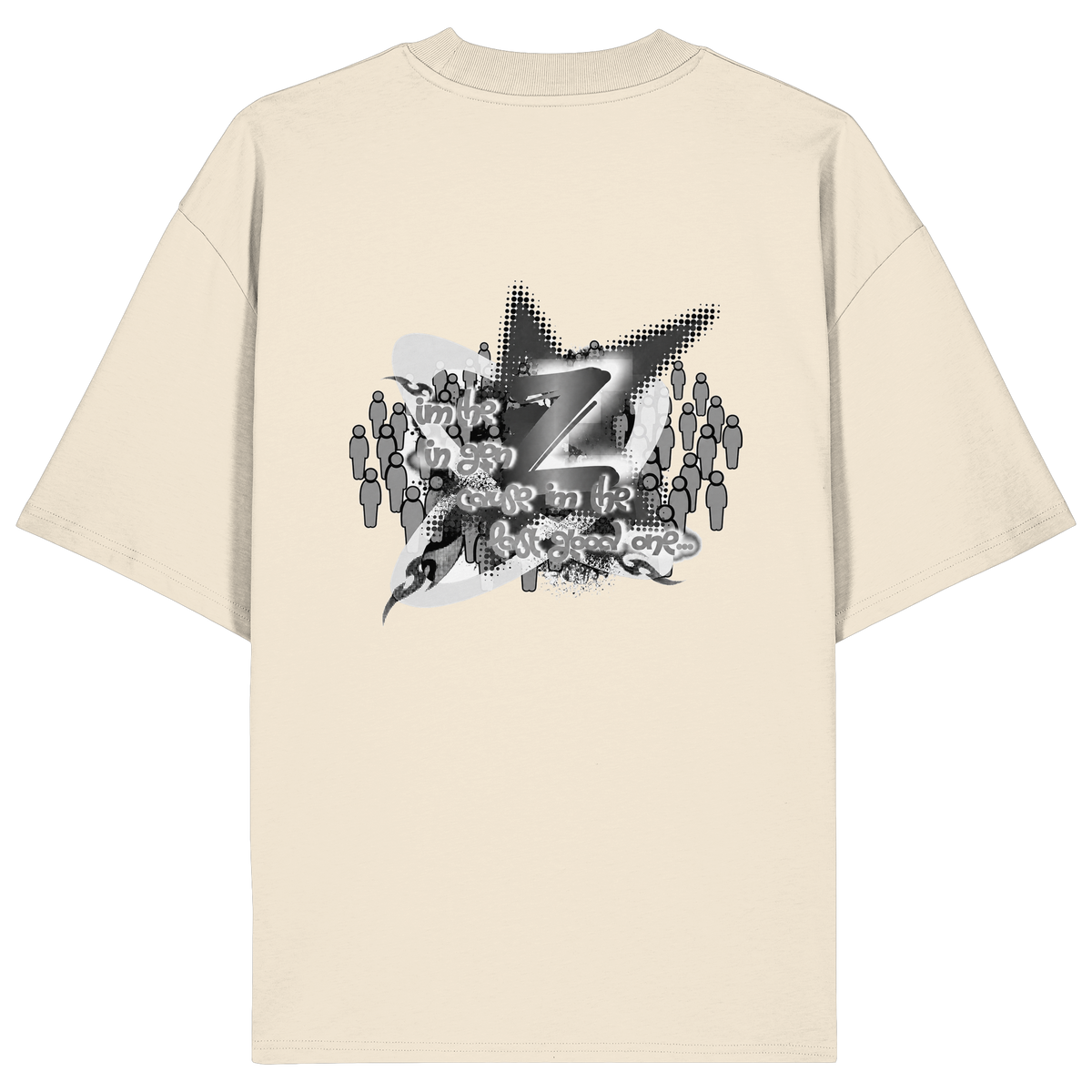 The Rebellion Z BASiCS - T-shirt oversize in cotone biologico
