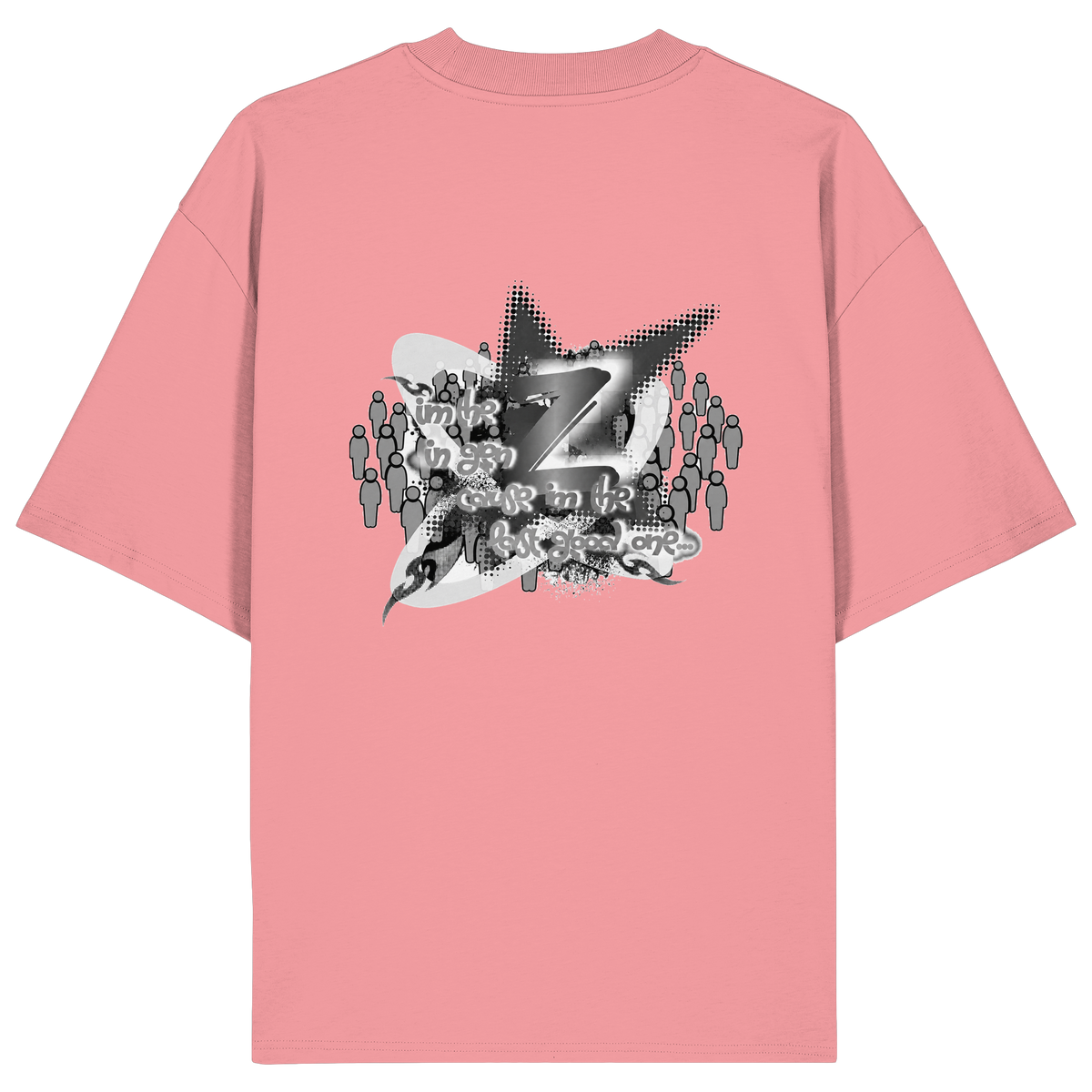 The Rebellion Z BASiCS - T-shirt oversize in cotone biologico