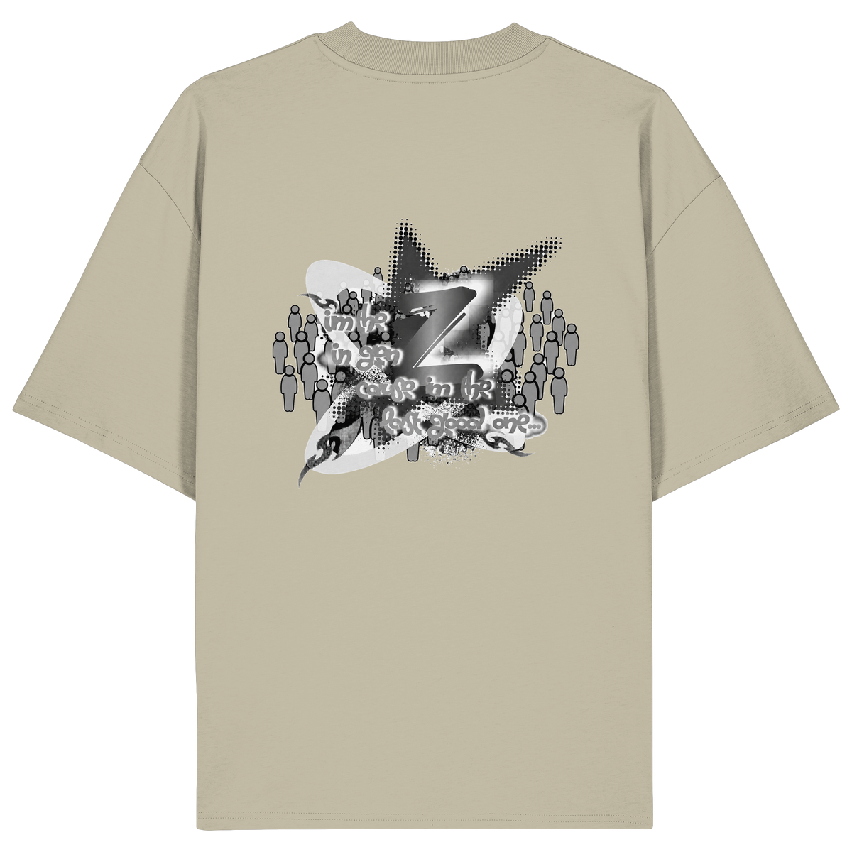 The Rebellion Z BASiCS - T-shirt oversize in cotone biologico