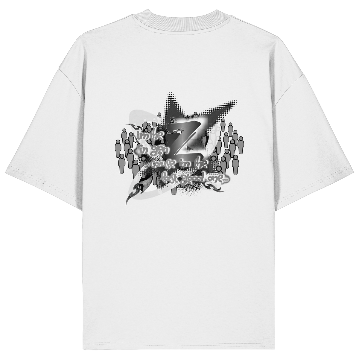 The Rebellion Z BASiCS - T-shirt oversize in cotone biologico