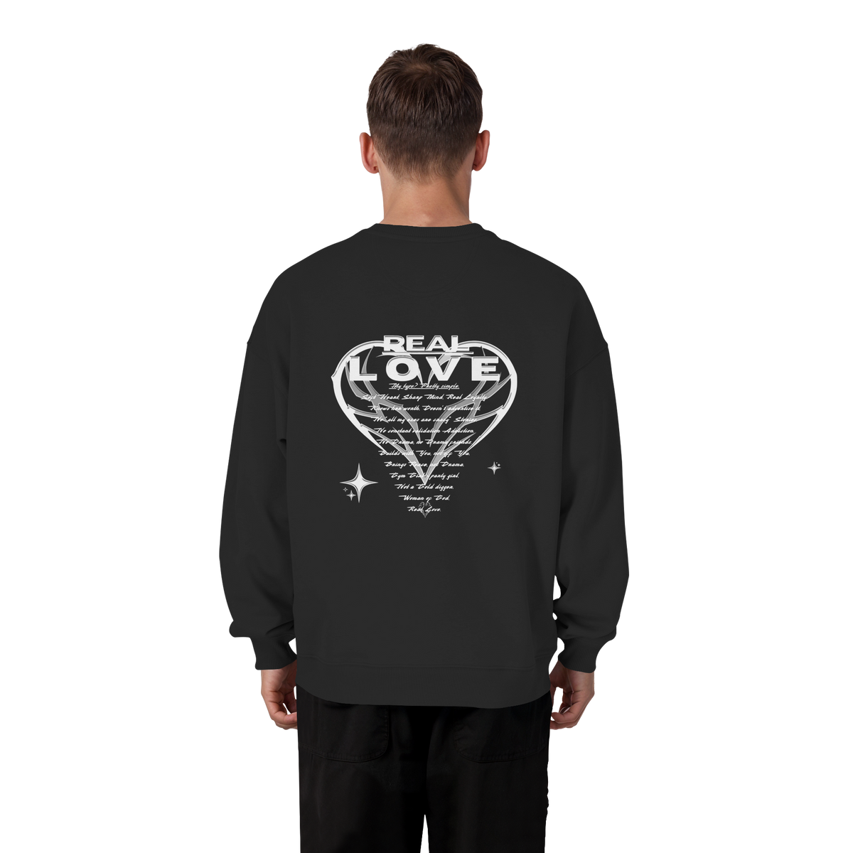 The REAL LOVE BASiCS - Organic Oversize Sweatshirt