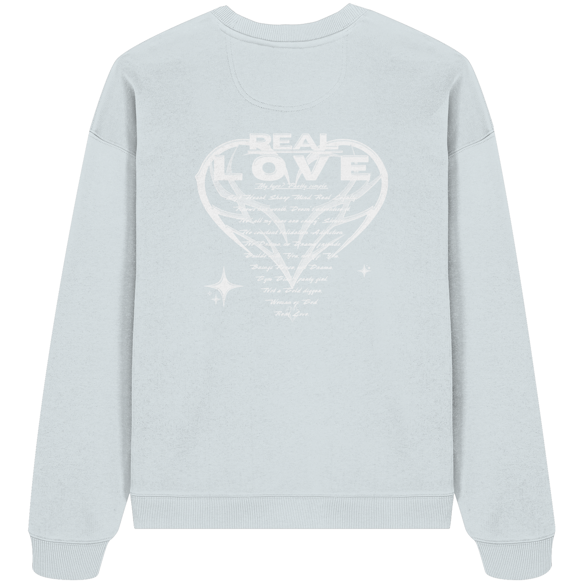 The REAL LOVE BASiCS - Organic Oversize Sweatshirt