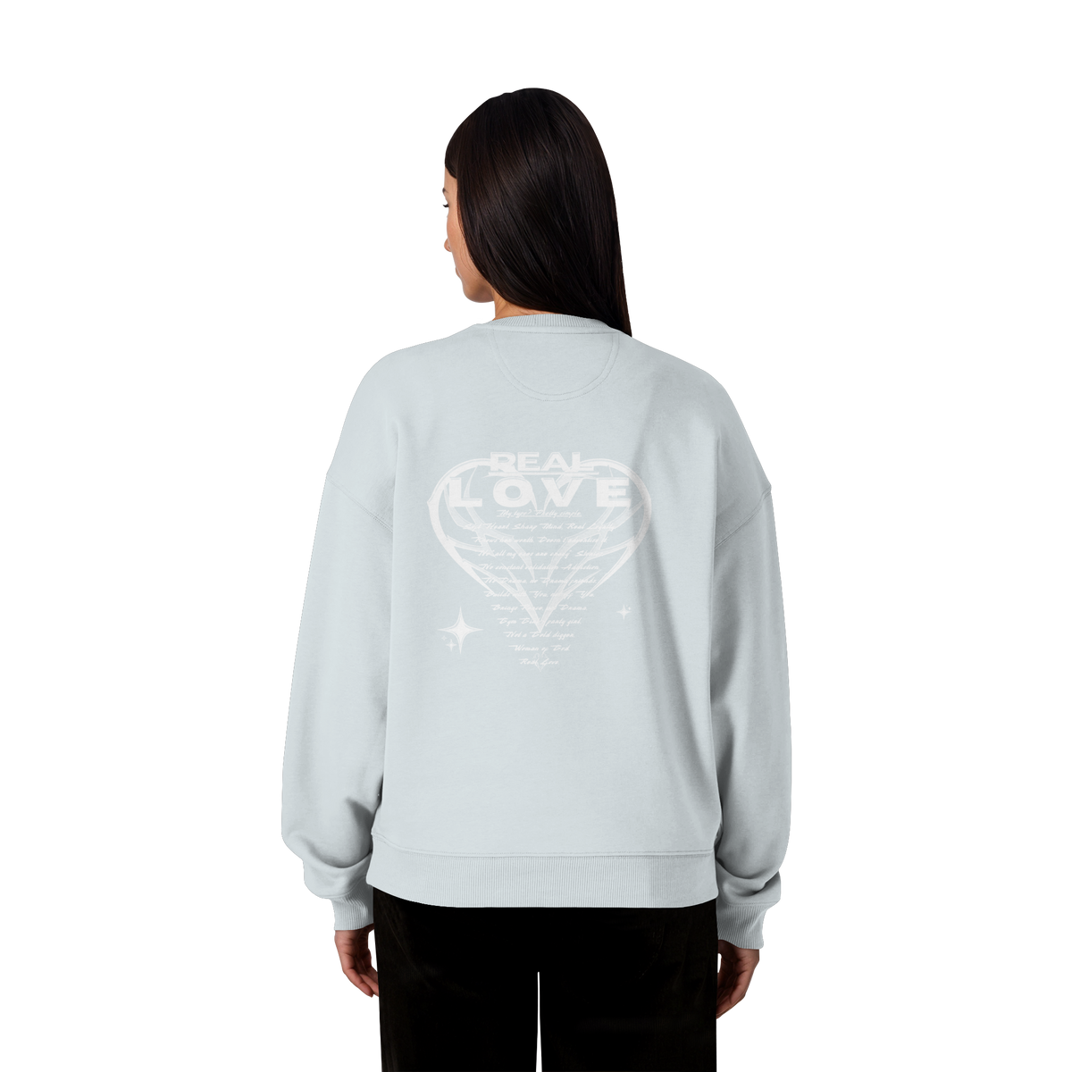 The REAL LOVE BASiCS - Organic Oversize Sweatshirt
