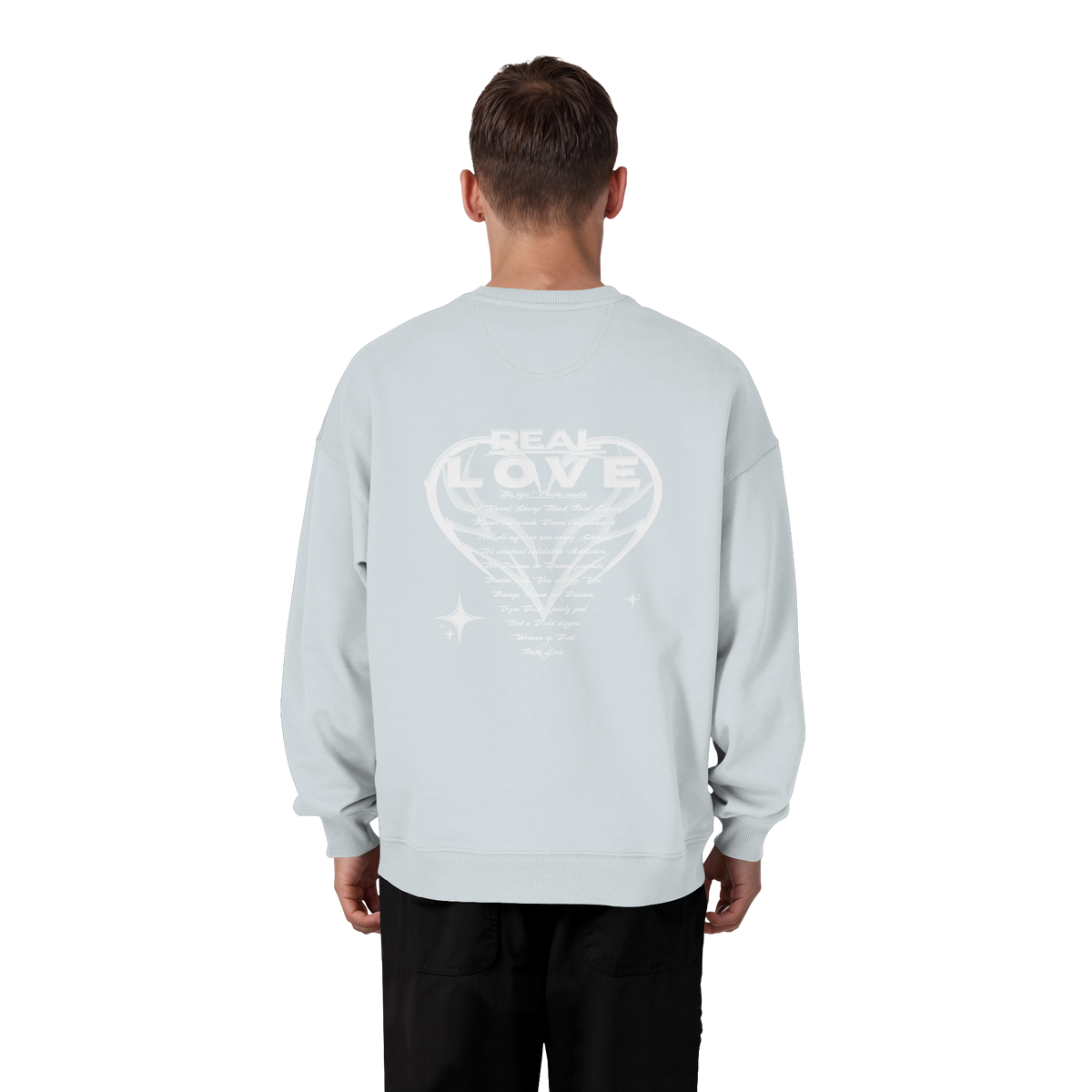 The REAL LOVE BASiCS - Organic Oversize Sweatshirt