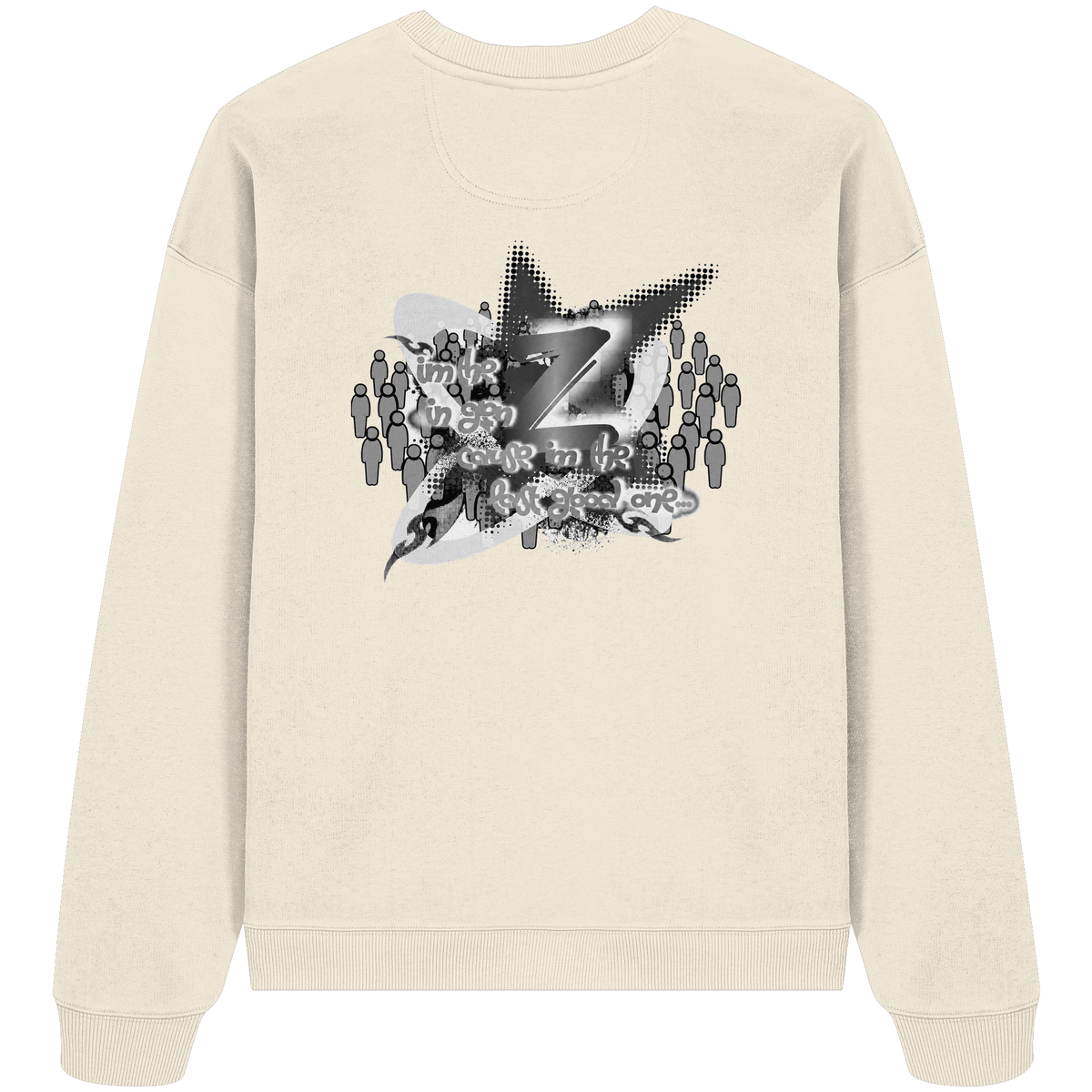 The Rebellion Z BASiC - Felpa oversize biologica