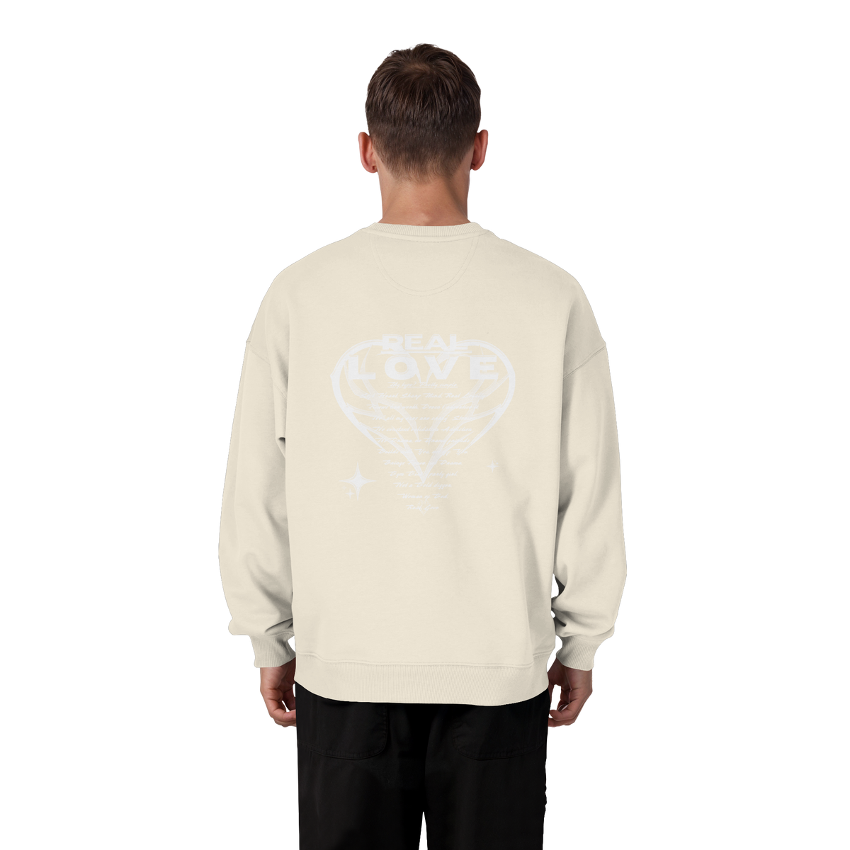 The REAL LOVE BASiCS - Organic Oversize Sweatshirt