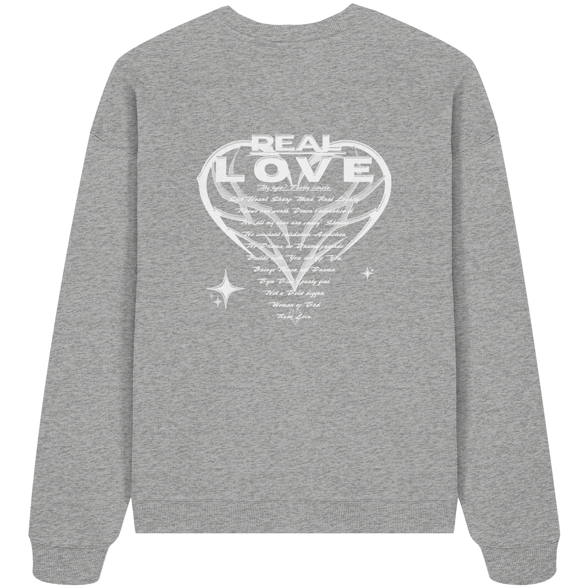 The REAL LOVE BASiCS - Organic Oversize Sweatshirt