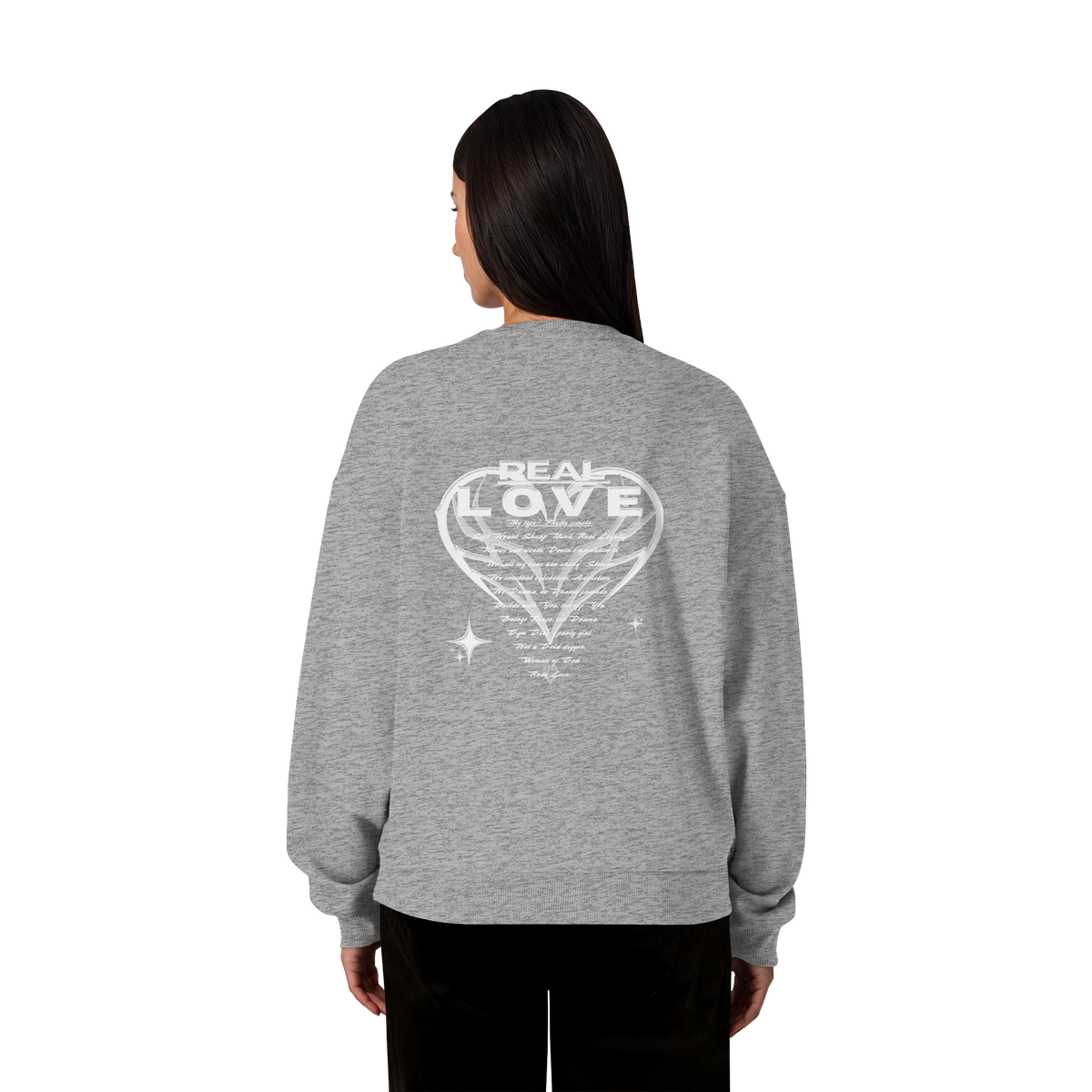 The REAL LOVE BASiCS - Organic Oversize Sweatshirt