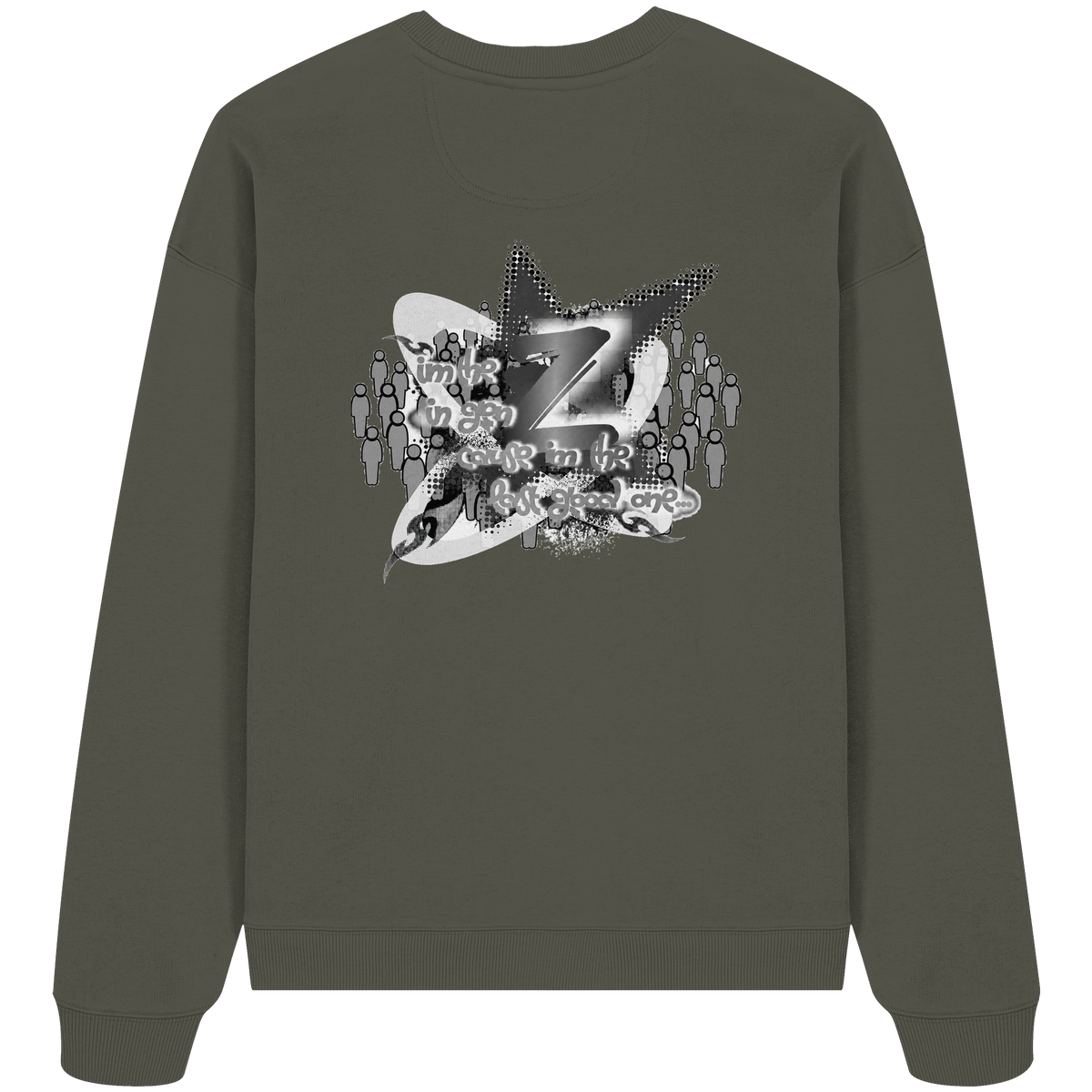 The Rebellion Z BASiC - Felpa oversize biologica