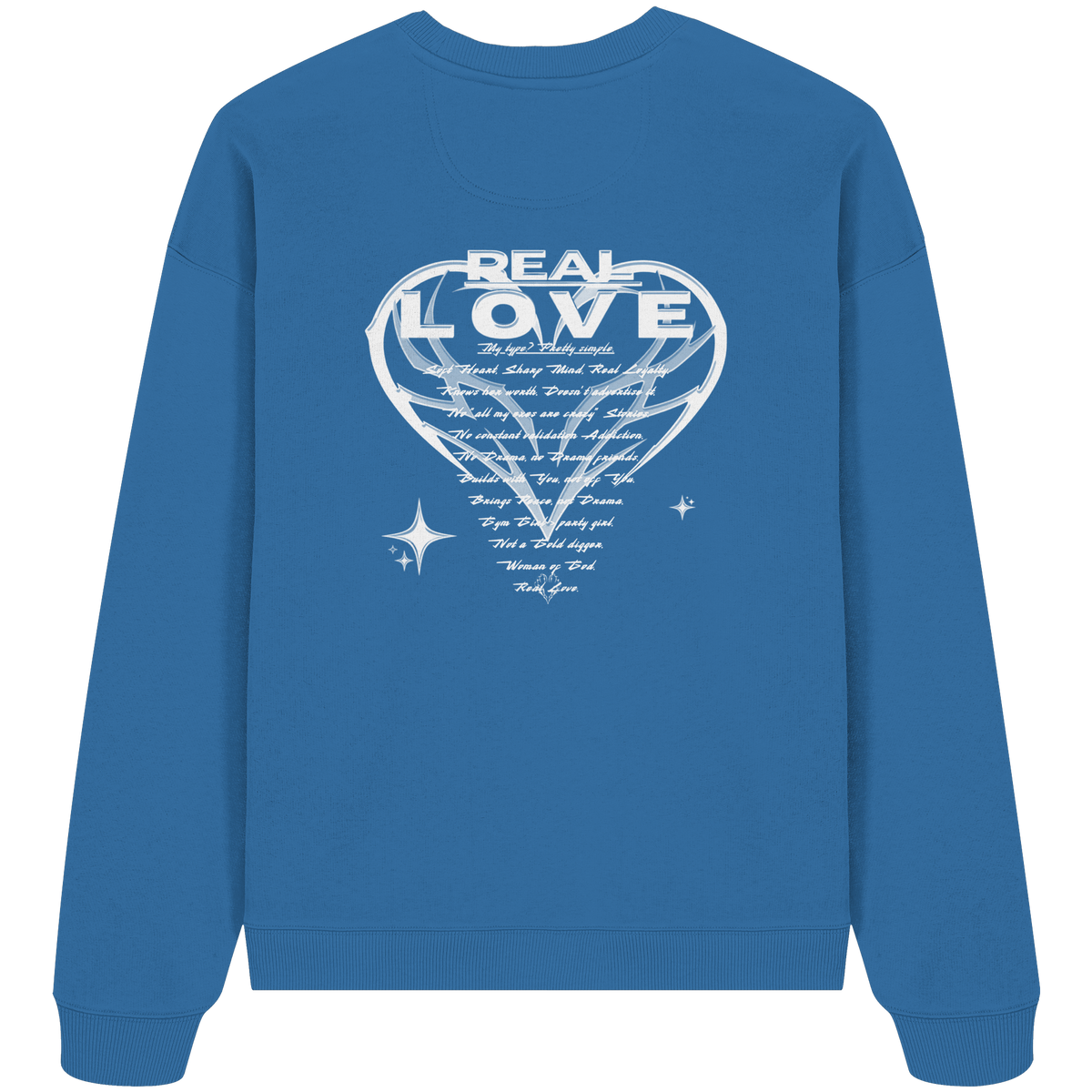The REAL LOVE BASiCS - Organic Oversize Sweatshirt