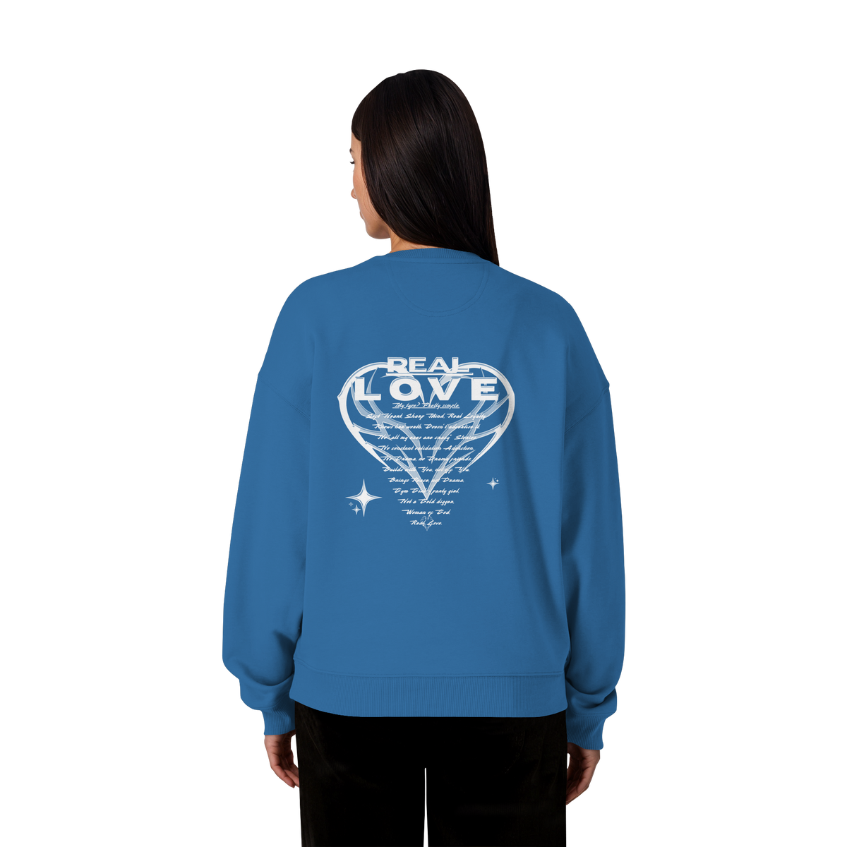 The REAL LOVE BASiCS - Organic Oversize Sweatshirt