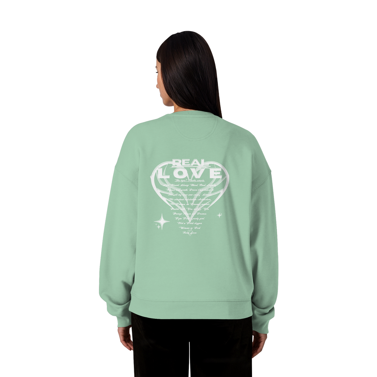 The REAL LOVE BASiCS - Organic Oversize Sweatshirt