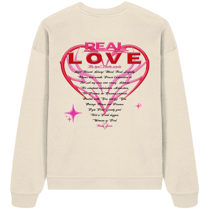 The Real Love - Organic Oversize Sweatshirt