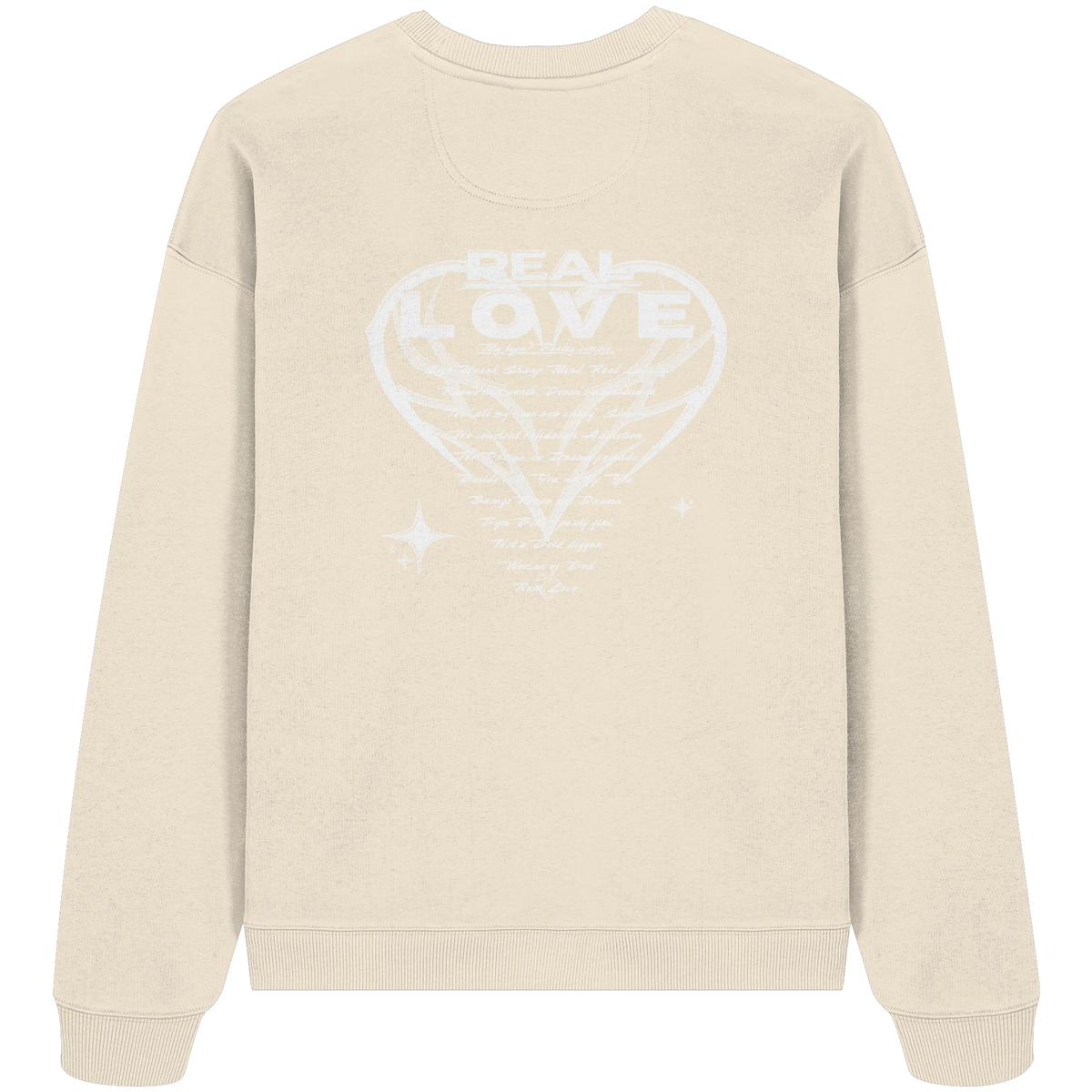 The REAL LOVE BASiCS - Organic Oversize Sweatshirt