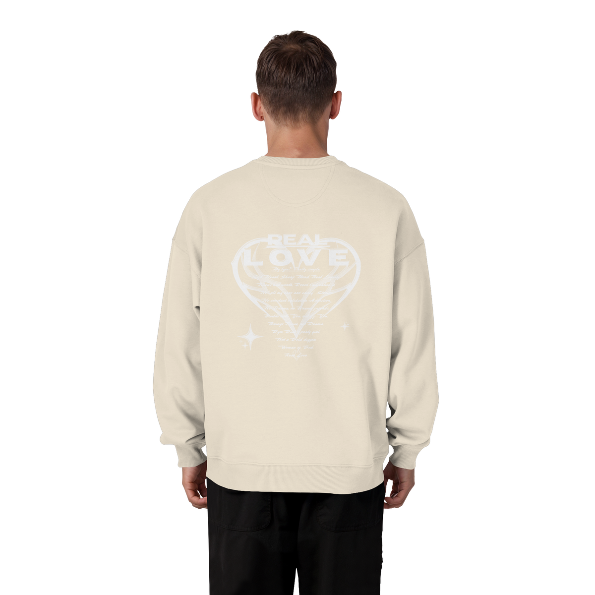 The REAL LOVE BASiCS - Organic Oversize Sweatshirt