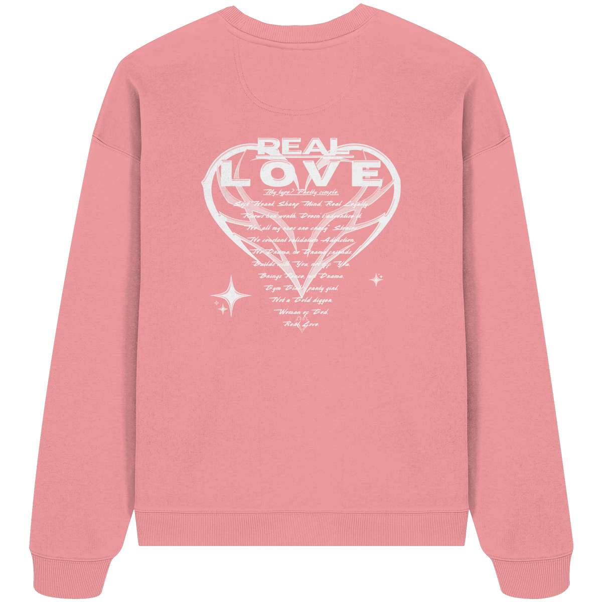 The REAL LOVE BASiCS - Organic Oversize Sweatshirt