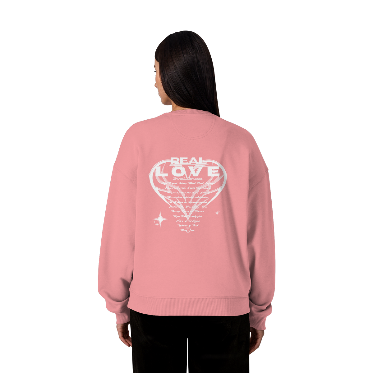 The REAL LOVE BASiCS - Organic Oversize Sweatshirt