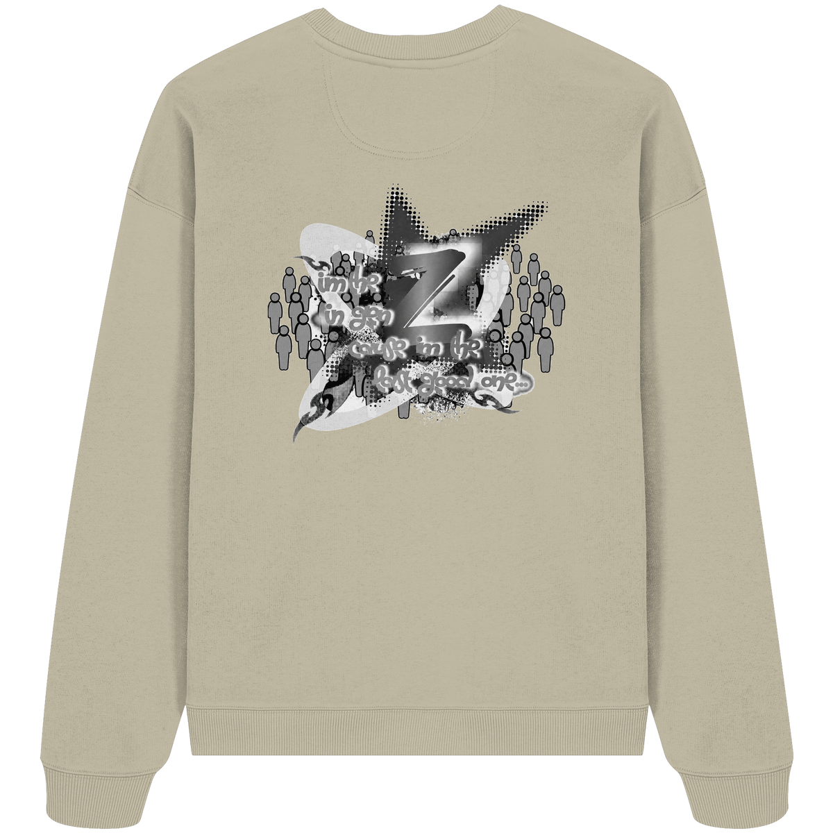 The Rebellion Z BASiC - Felpa oversize biologica