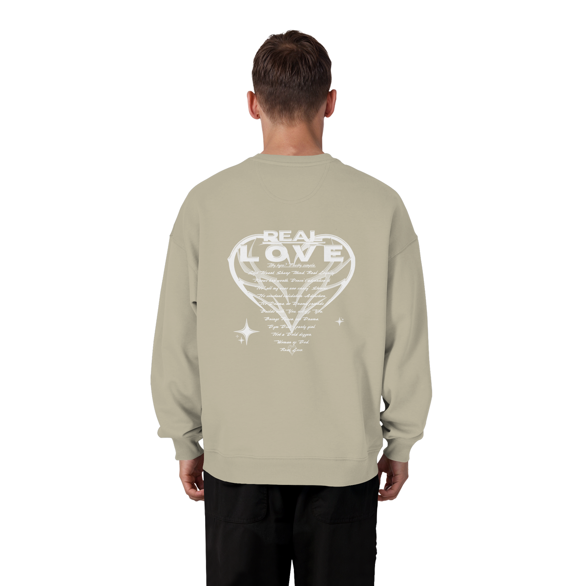 The REAL LOVE BASiCS - Organic Oversize Sweatshirt