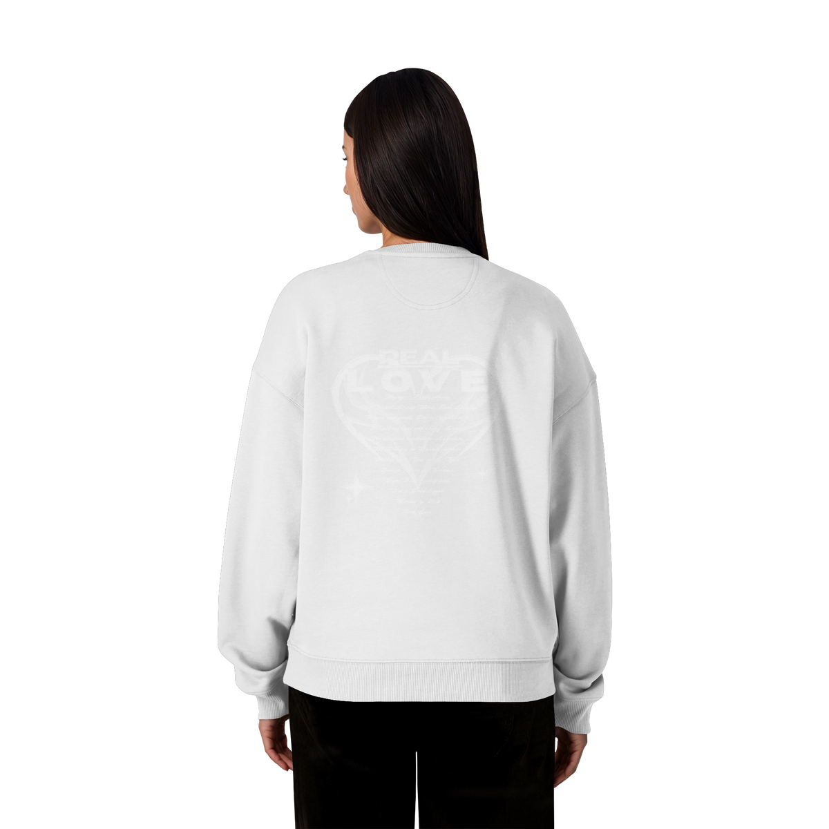 The REAL LOVE BASiCS - Organic Oversize Sweatshirt