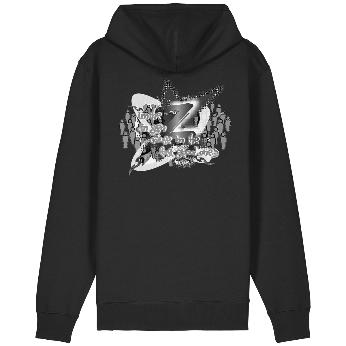 The Rebellion Z BASiC - Felpa con zip organica dal taglio rilassato