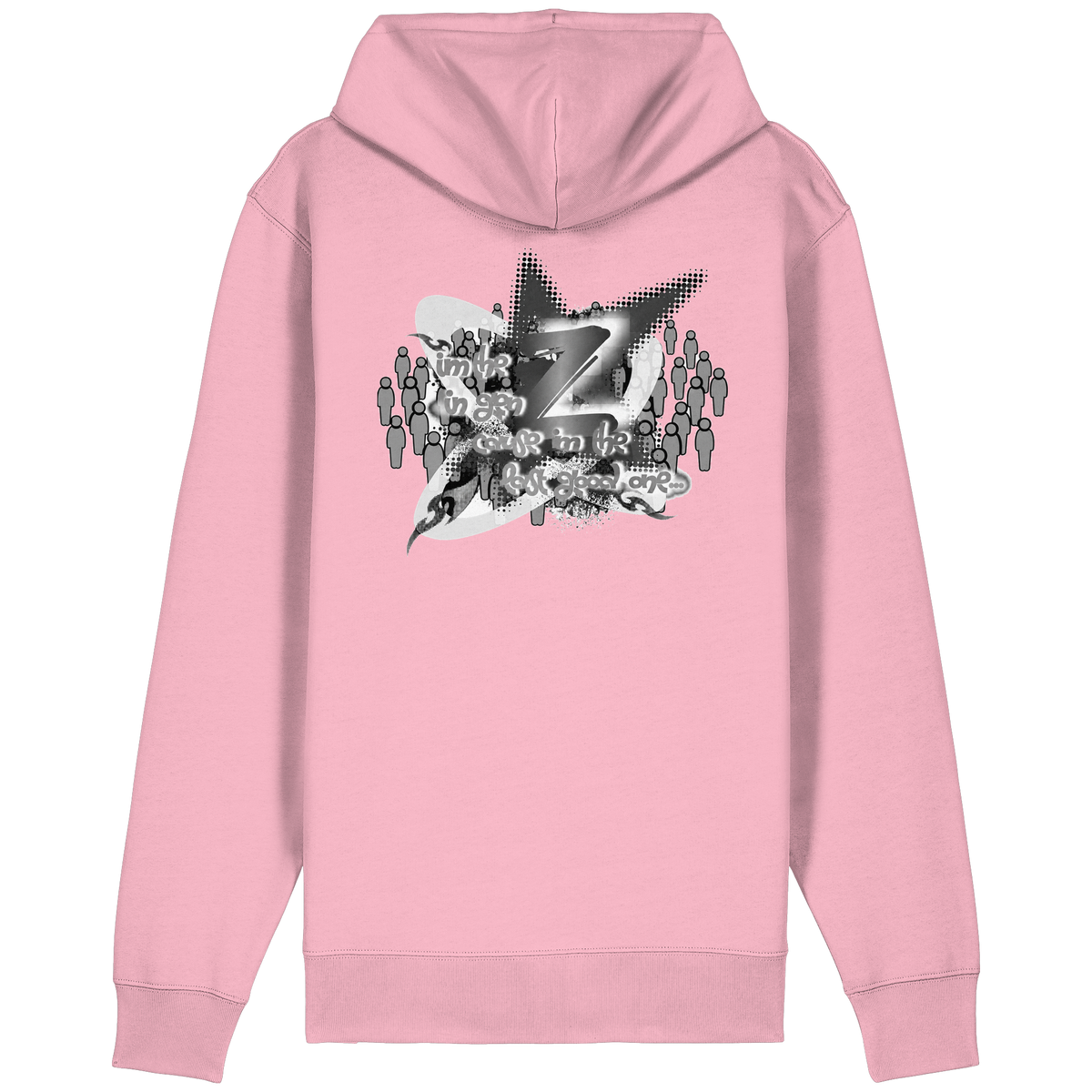 The Rebellion Z BASiC - Felpa con zip organica dal taglio rilassato