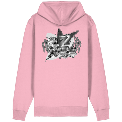 The Rebellion Z BASiC - Felpa con zip organica dal taglio rilassato